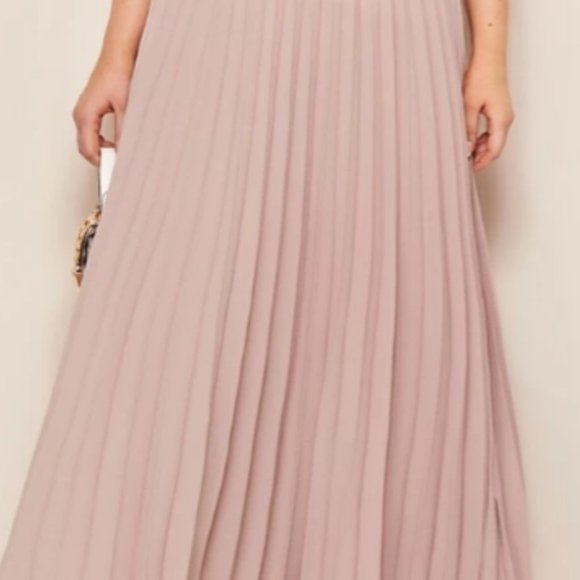 chiffon flare skirt